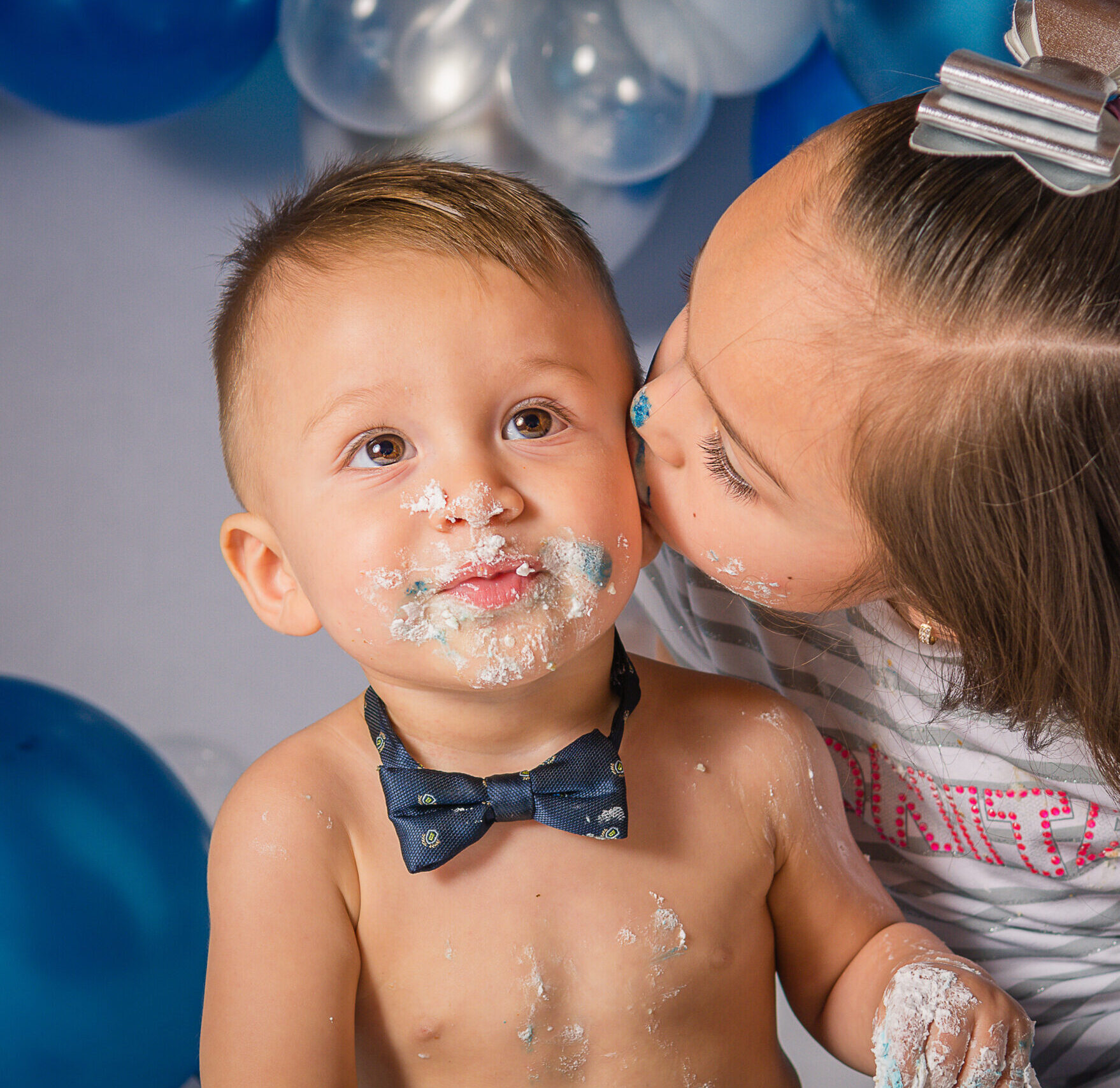 smash cake azul